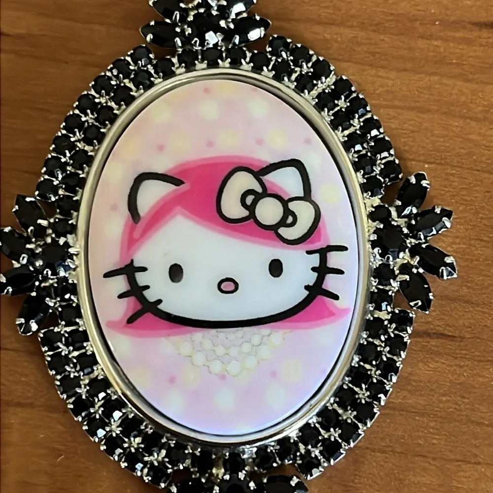 Tarina Tarantino Hello Kitty Pink Head Necklace - Picture 13 of 13